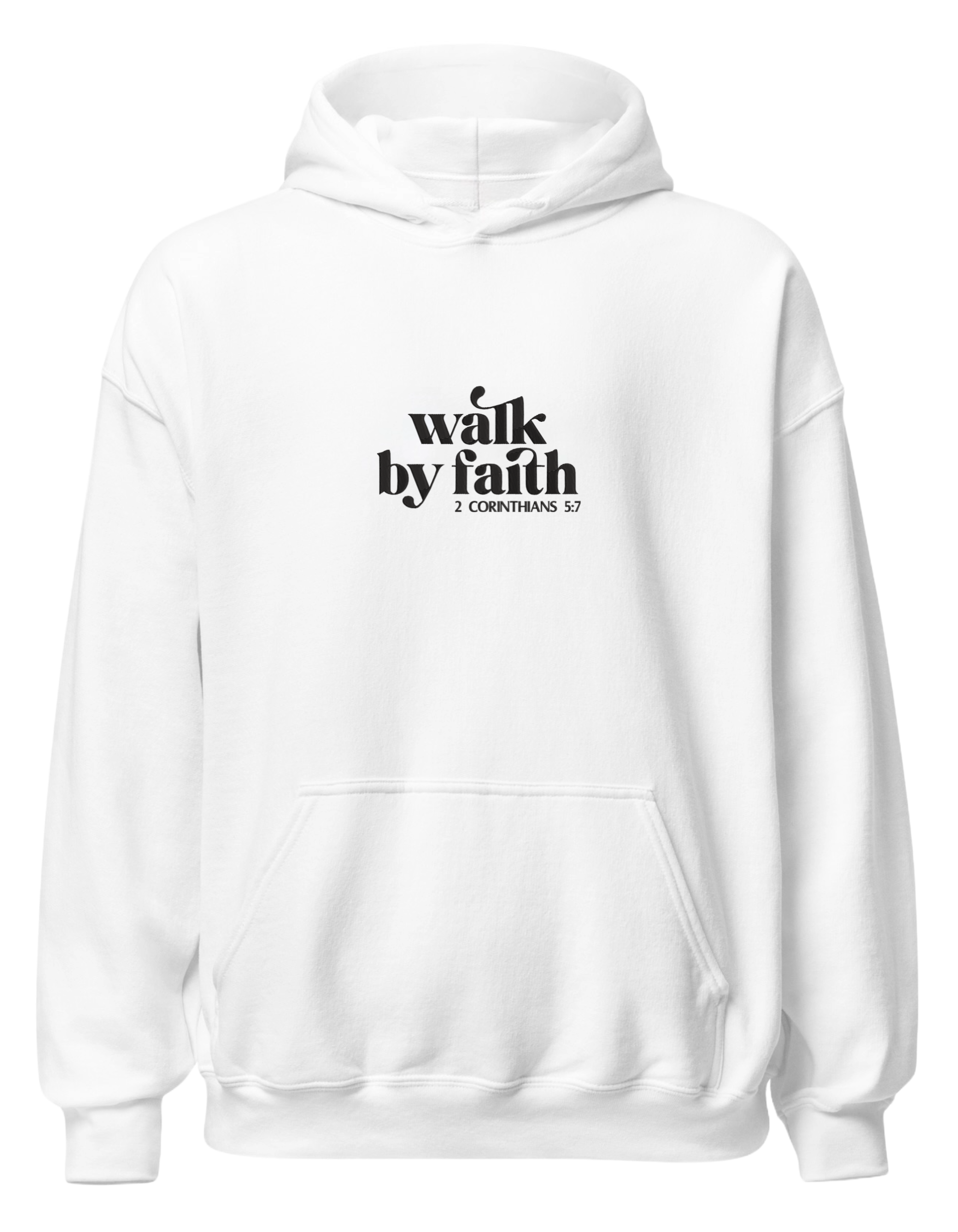 Walk by faith hoodie - Thread Muse