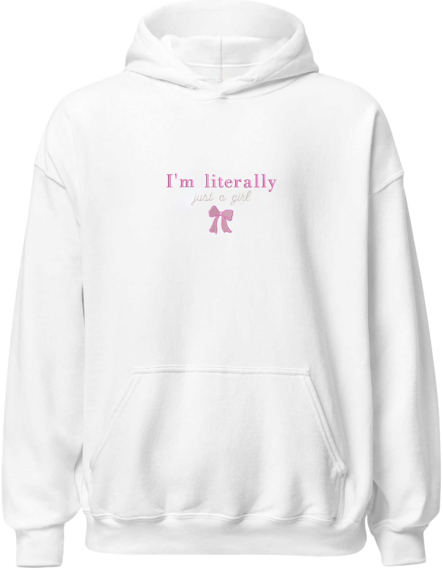 Just a girl hoodie Girly - Thread Muse
