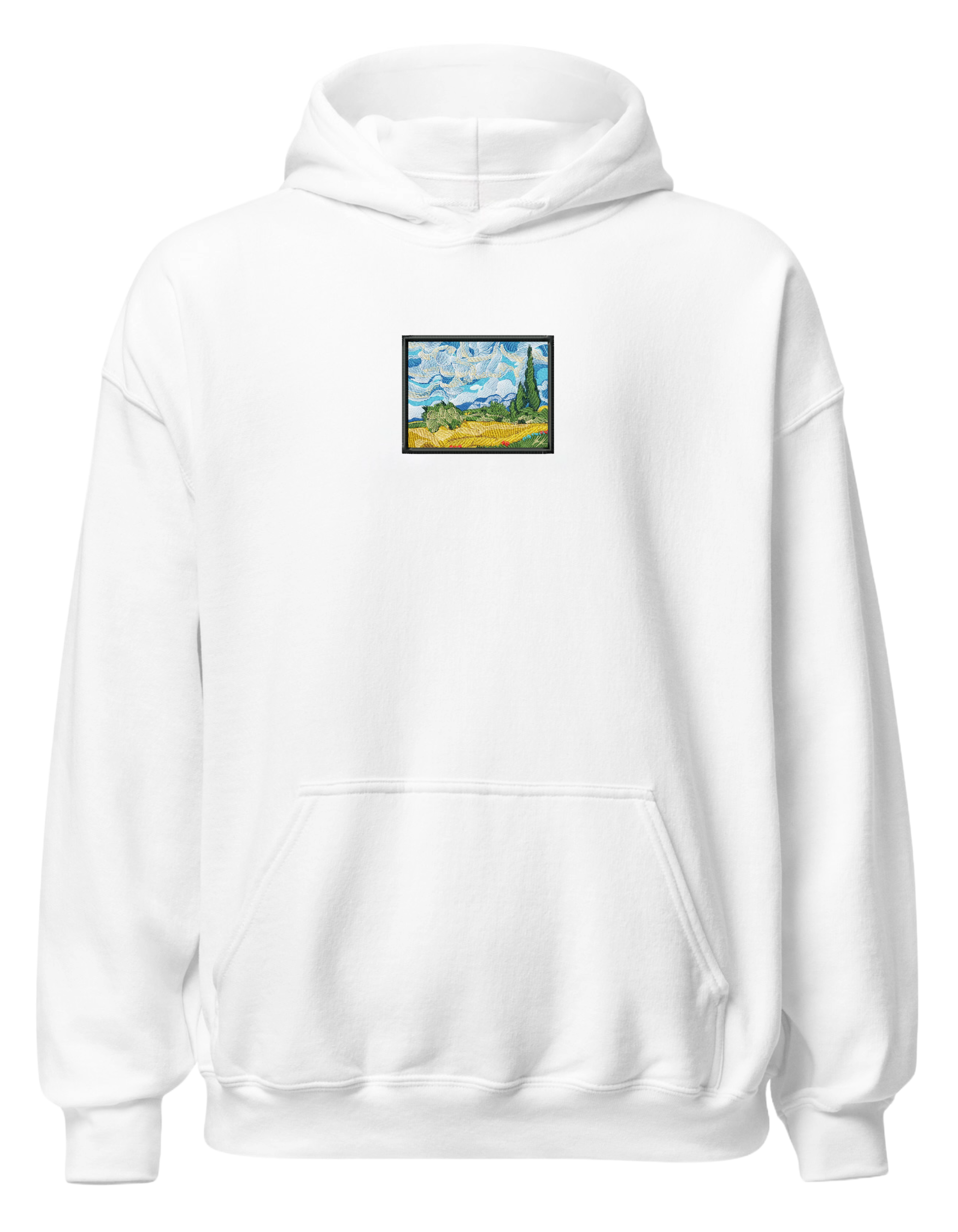 Wheat field with cypresses Van Gogh hoodie Picturi - Thread Muse