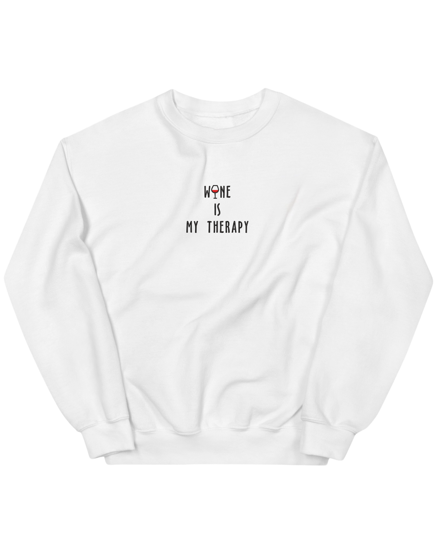 Wine sweatshirt mesaje - Thread Muse