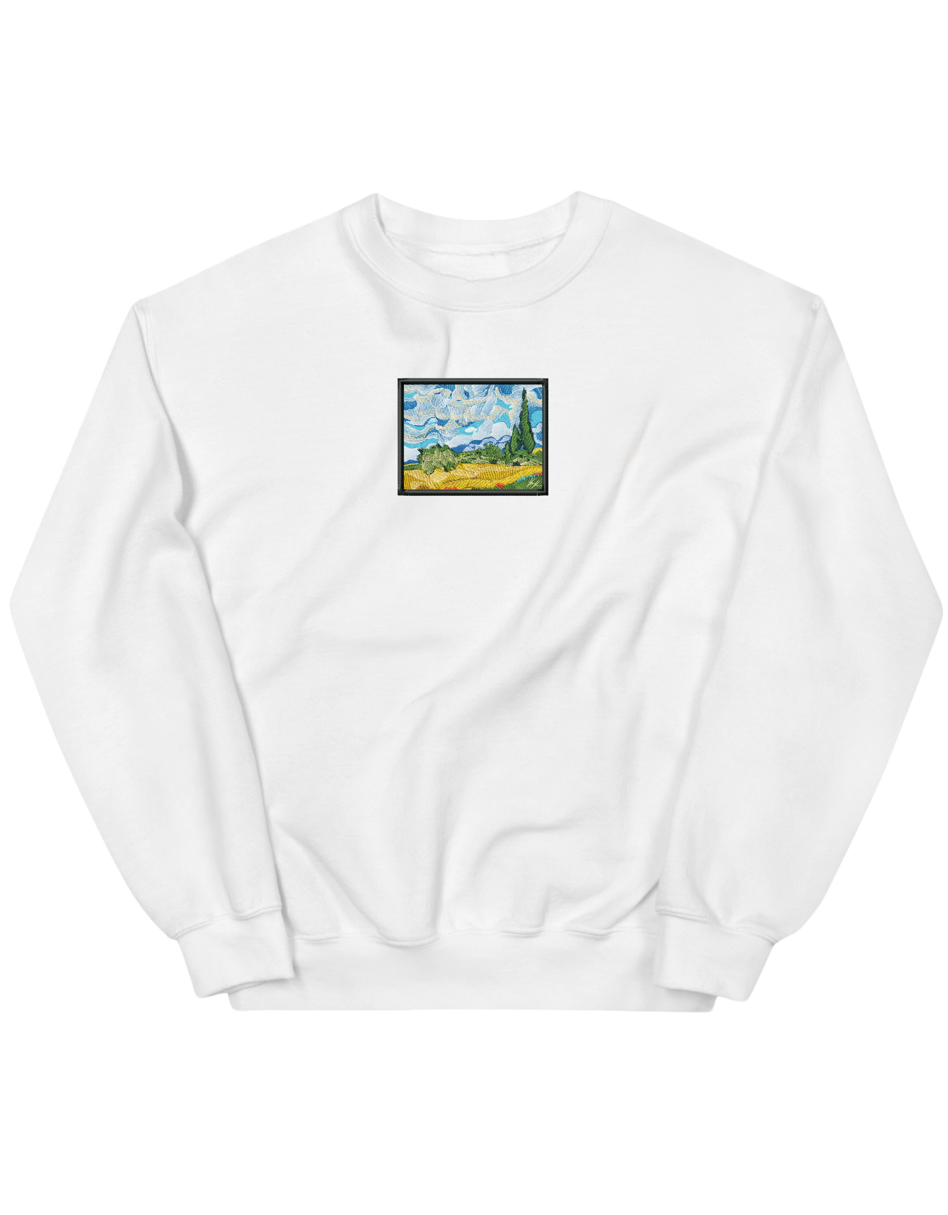 Wheat field with cypresses Van Gogh sweatshirt Picturi - Thread Muse