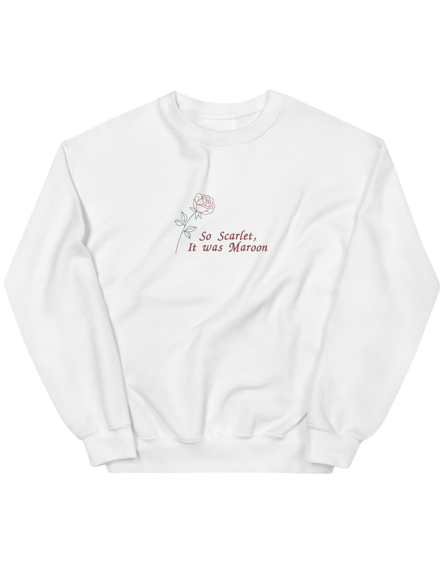 Maroon sweatshirt Taylor Swift - Thread Muse