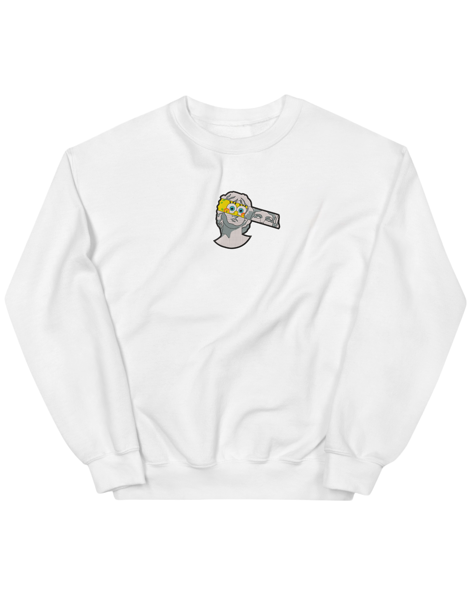 Spongebob statue sweatshirt Sculpturi - Thread Muse