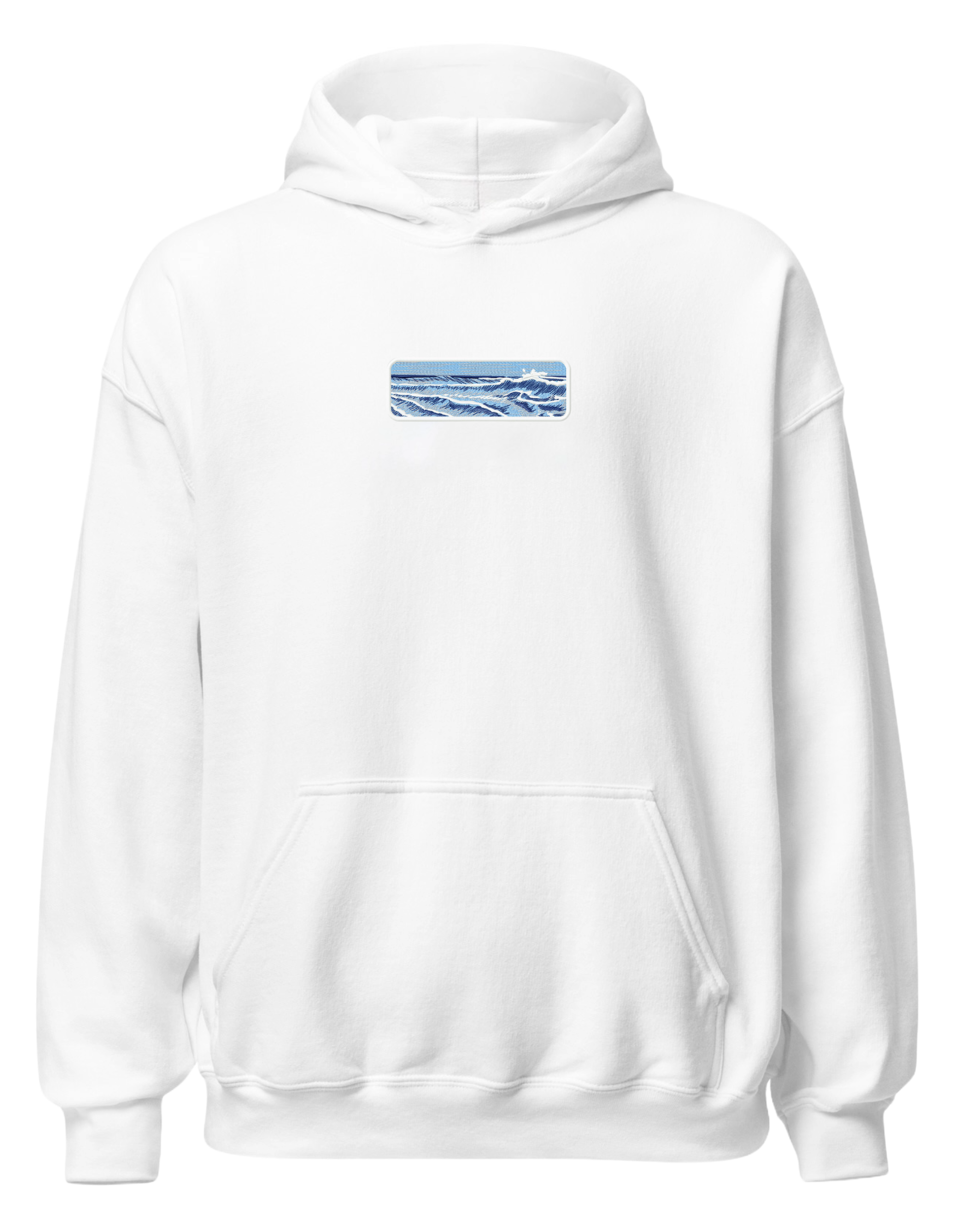 Japanese ocean waves hoodie Picturi - Thread Muse