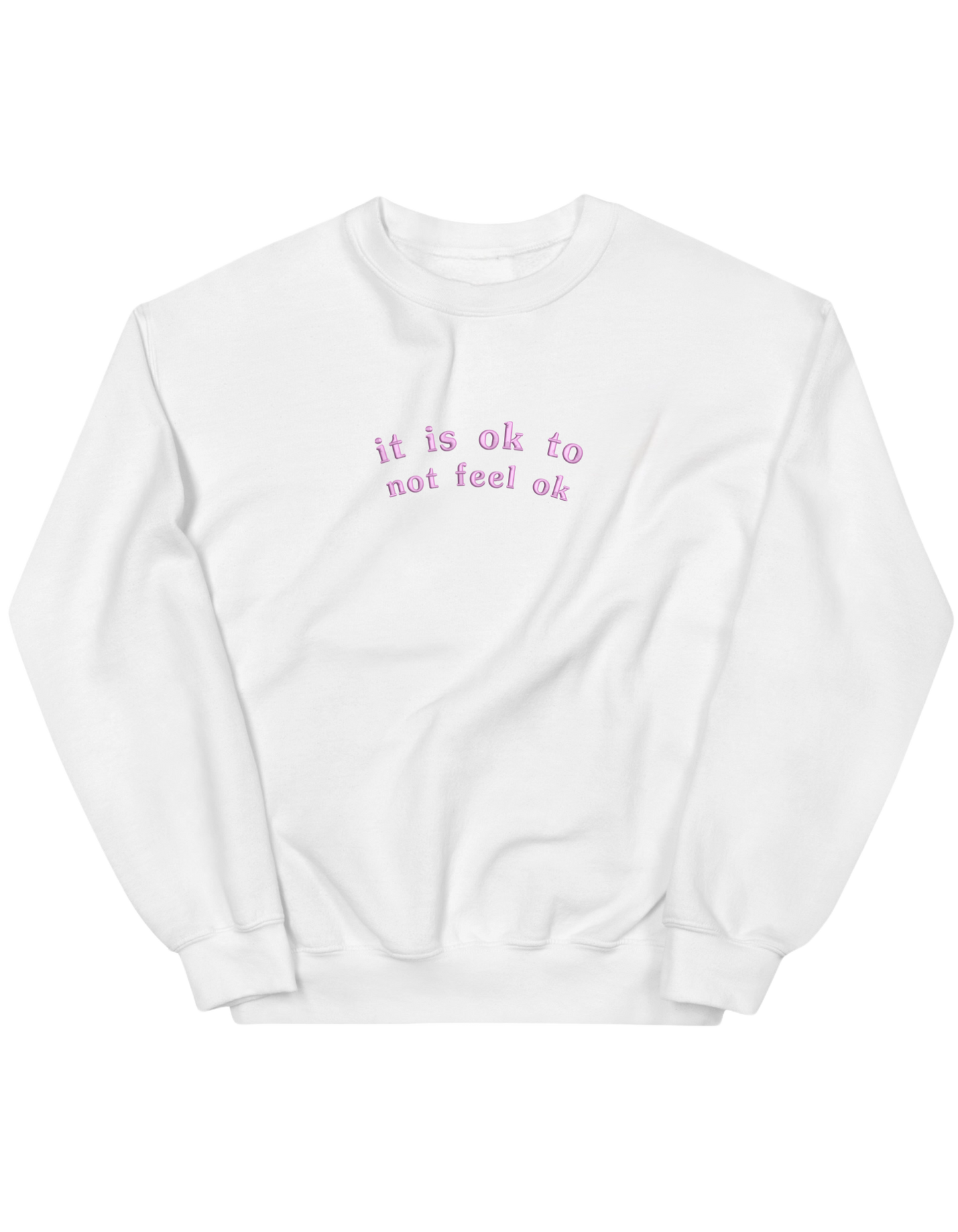 Feel ok sweatshirt mesaje - Thread Muse