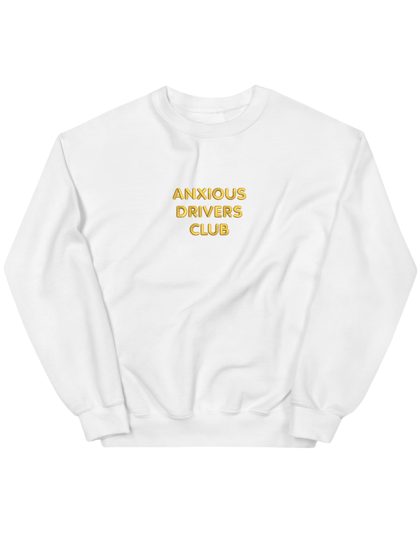 Anxious driver sweatshirt mesaje - Thread Muse