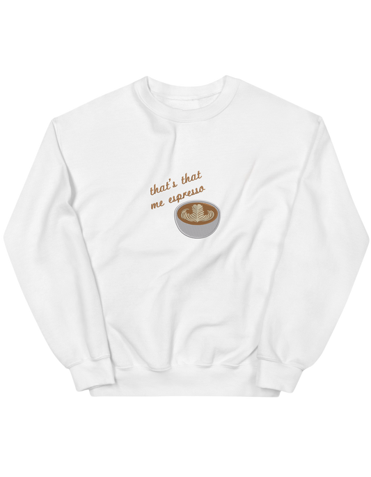 Espresso cup sweatshirt Sabrina Carpenter - Thread Muse