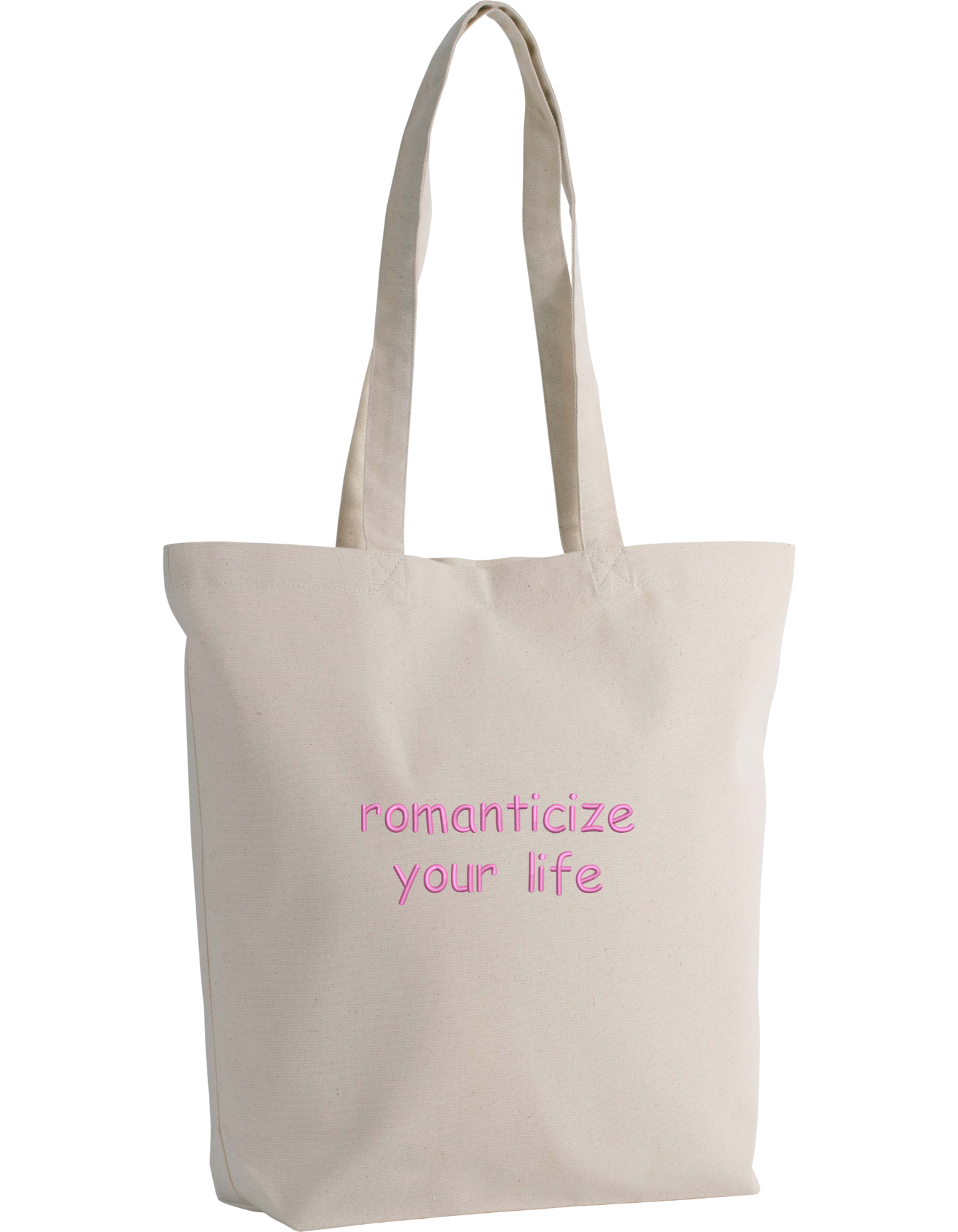 Romanticize your life tote bag