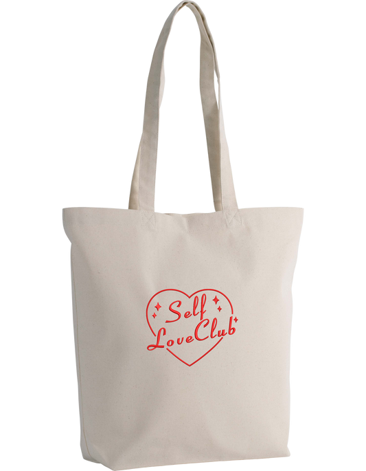 Self love club tote bag