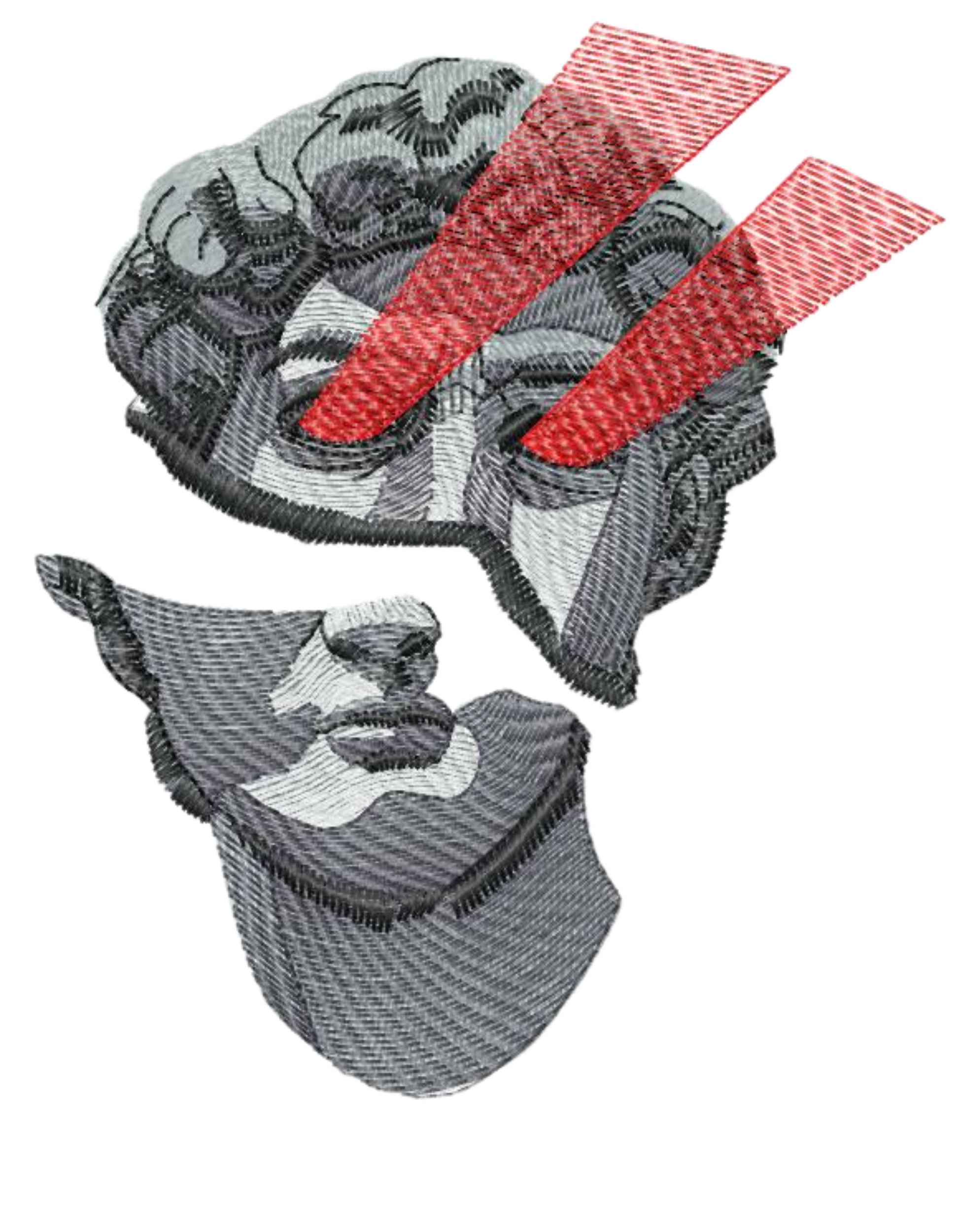 David laser eyes hoodie Sculpturi - Thread Muse