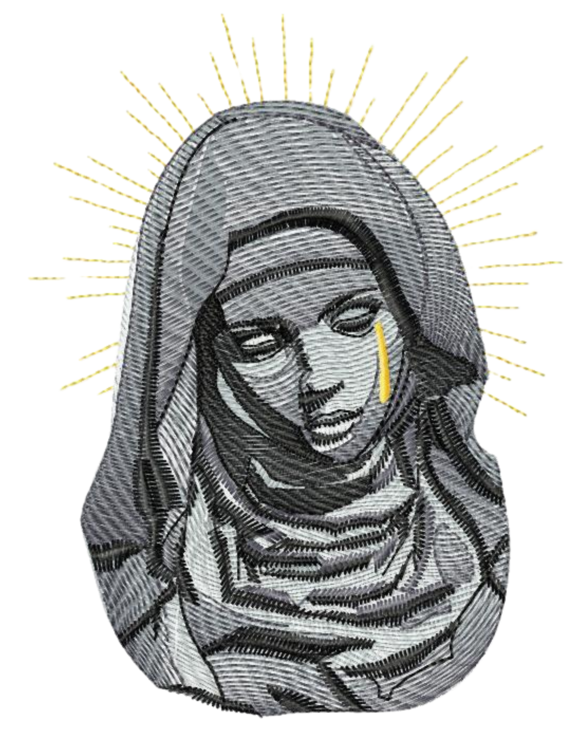 St Gertrude hoodie Sculpturi - Thread Muse