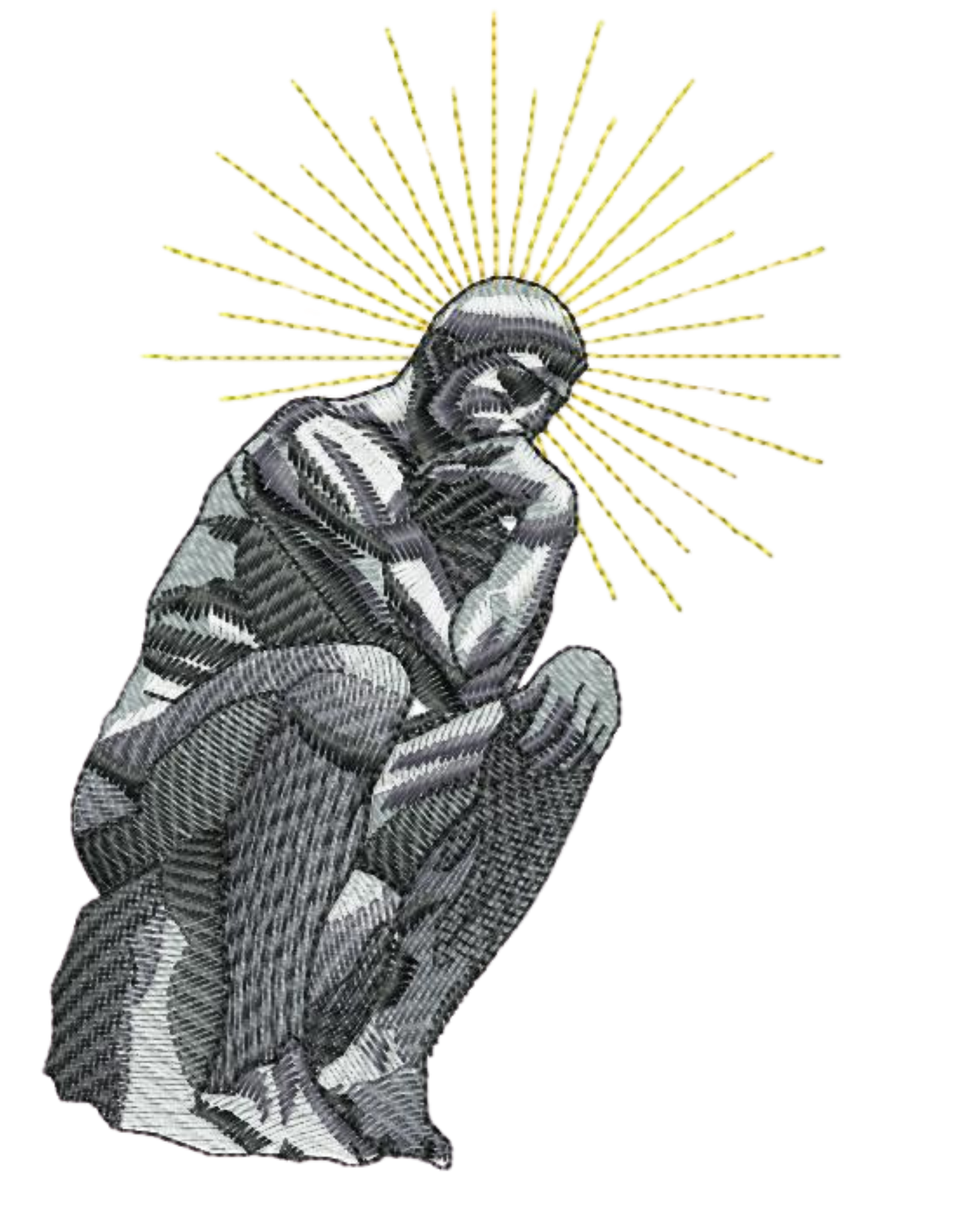 The Thinker hoodie Sculpturi - Thread Muse