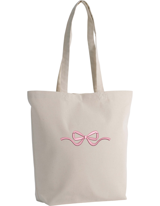 Bow tote bag