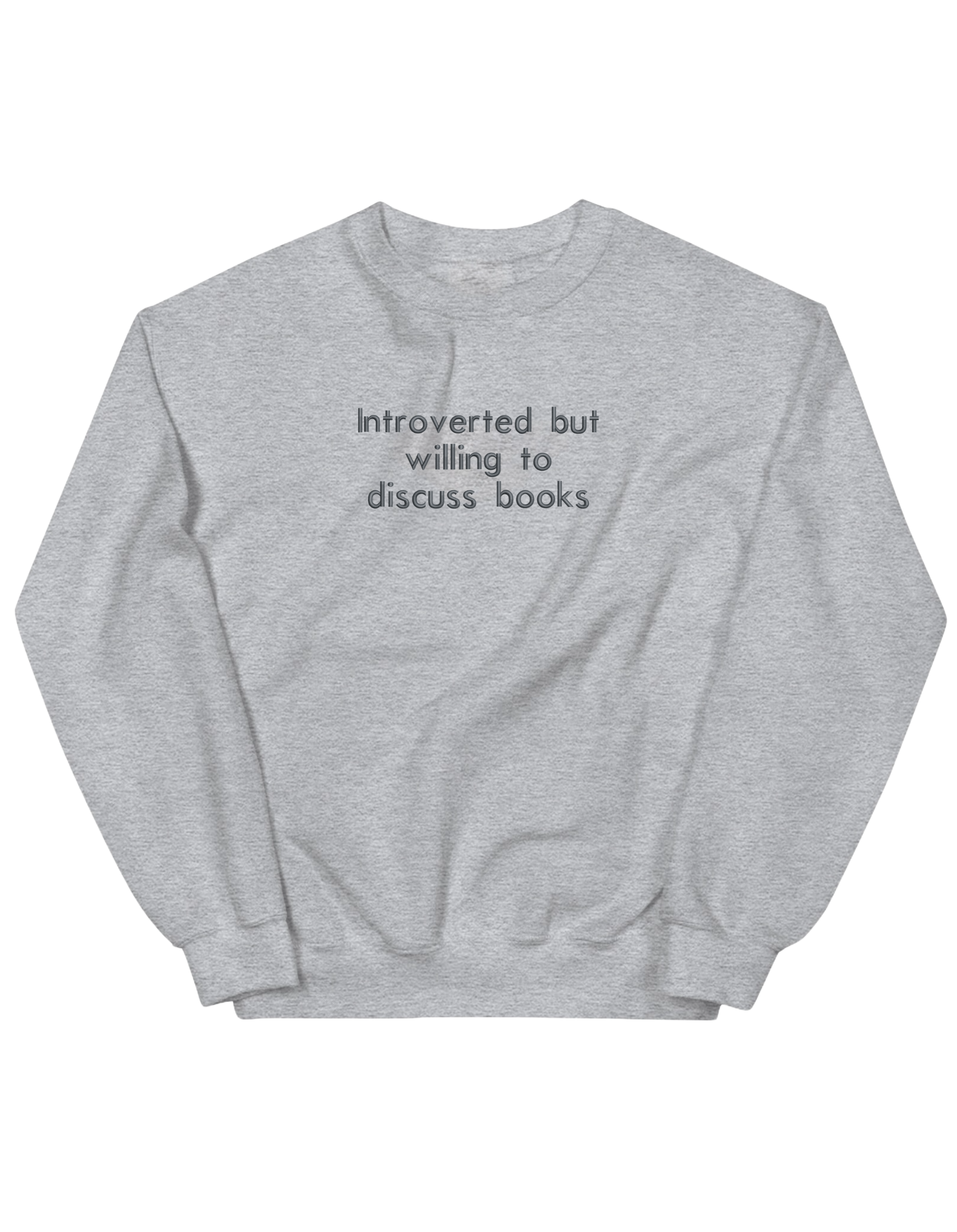 Introverted sweatshirt bookish - Thread Muse