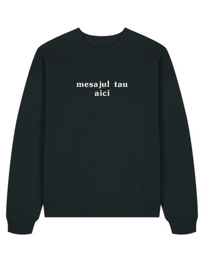 Sweatshirt personalizat font basic - Thread Muse
