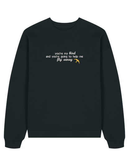 Fly away oversized sweatshirt Shatter me