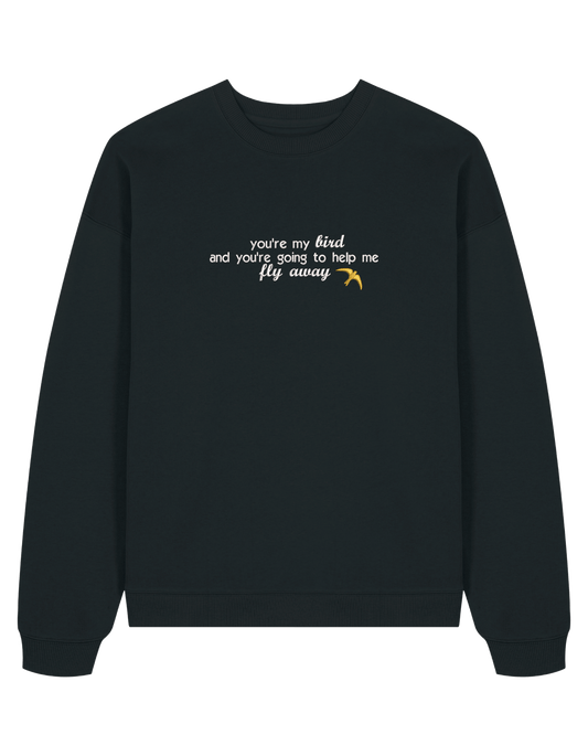 Fly away oversized sweatshirt Shatter me