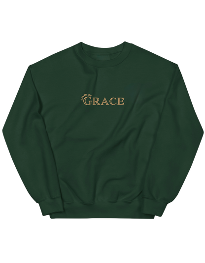 Saved by grace sweatshirt - Thread Muse