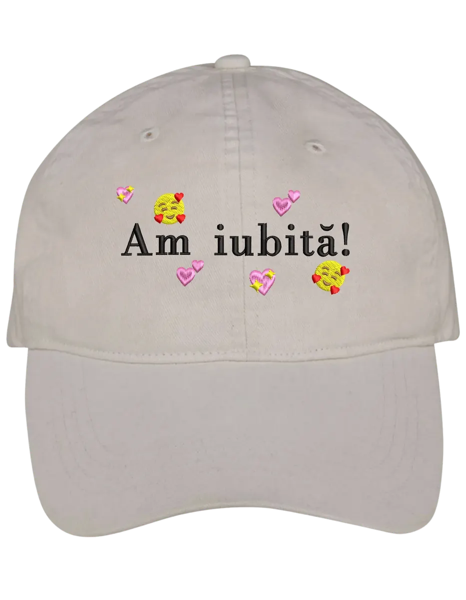 Sapca Am iubita! brodata - Thread Muse