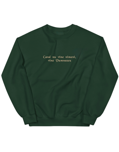 Dumnezeu sweatshirt - Thread Muse