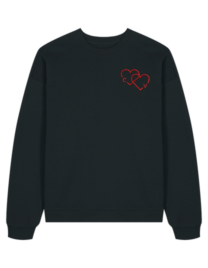 Hearts initiale sweatshirt