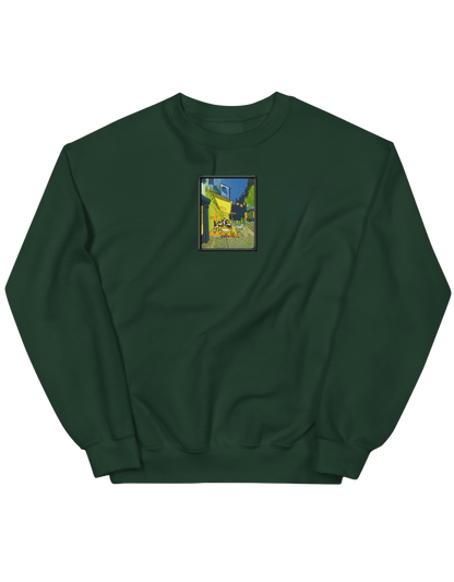 Cafe terrace at night Van Gogh sweatshirt Picturi - Thread Muse