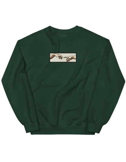 Creation of Adam hands sweatshirt Picturi - Thread Muse