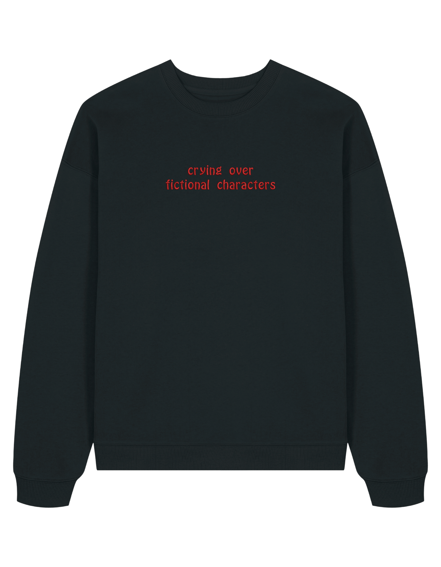 Fictional characters sweatshirt bookish