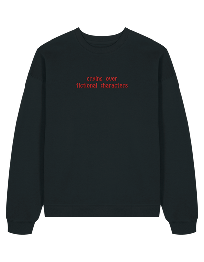 Fictional characters sweatshirt bookish