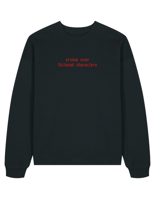 Fictional characters sweatshirt bookish
