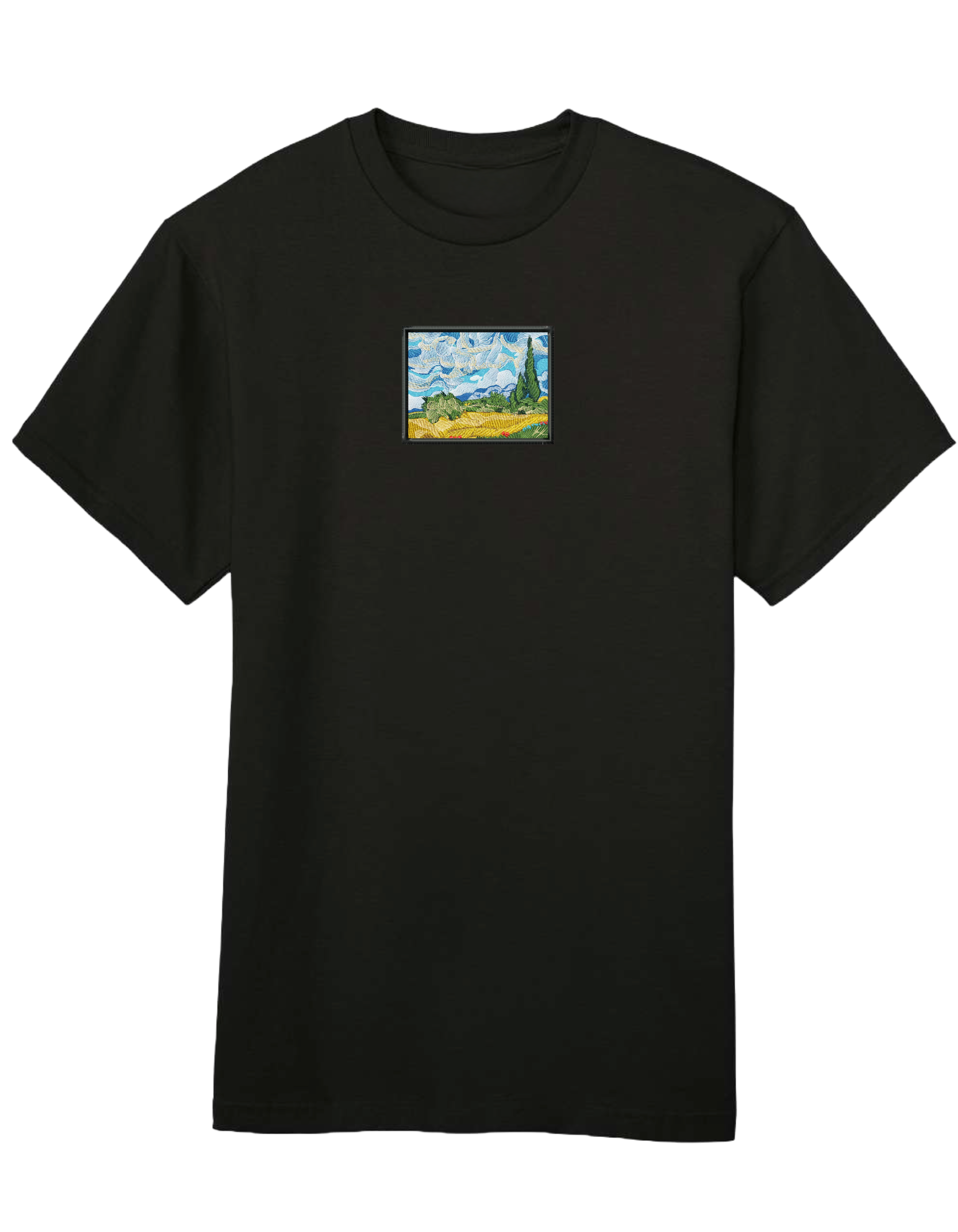 Wheat field with cypresses Van Gogh tricou Picturi - Thread Muse