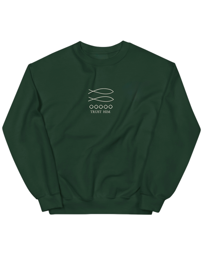 Trust him sweatshirt - Thread Muse