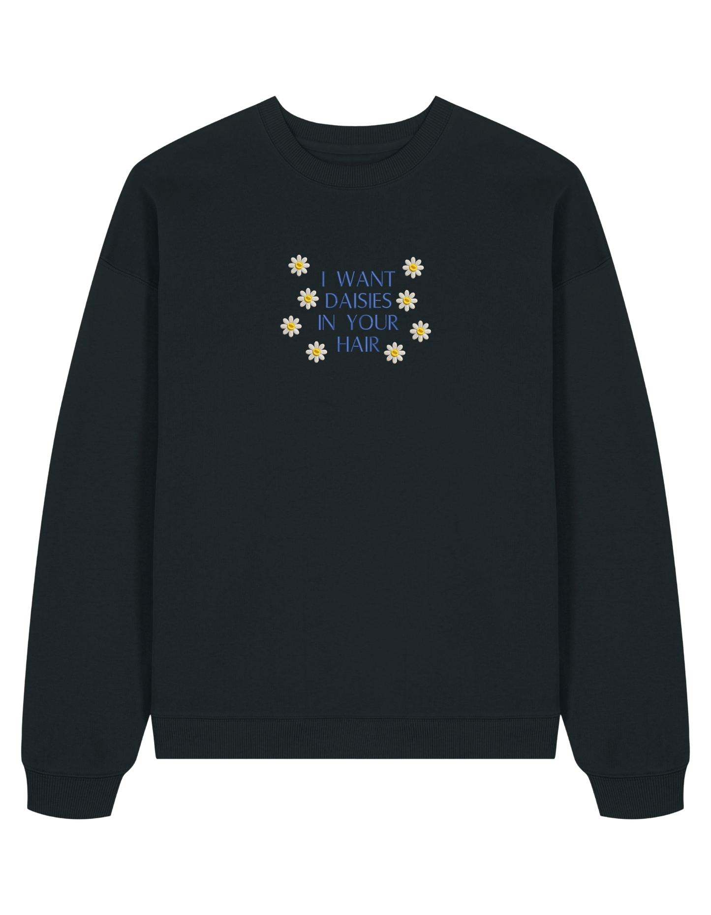 Daisies sweatshirt bookish