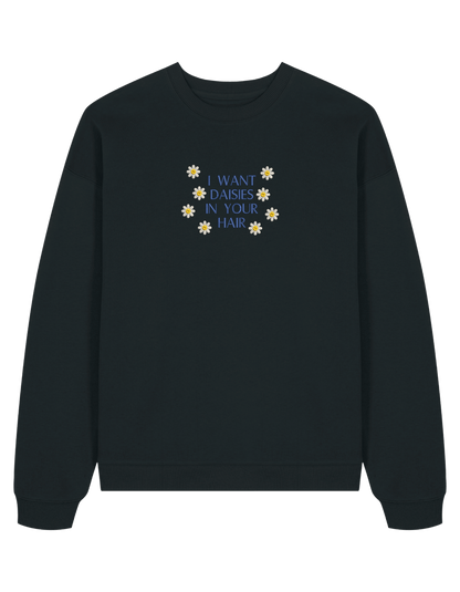Daisies sweatshirt bookish