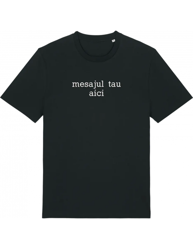 Tricou personalizat font sherif - Thread Muse