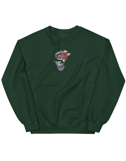 David laser eyes sweatshirt Sculpturi - Thread Muse