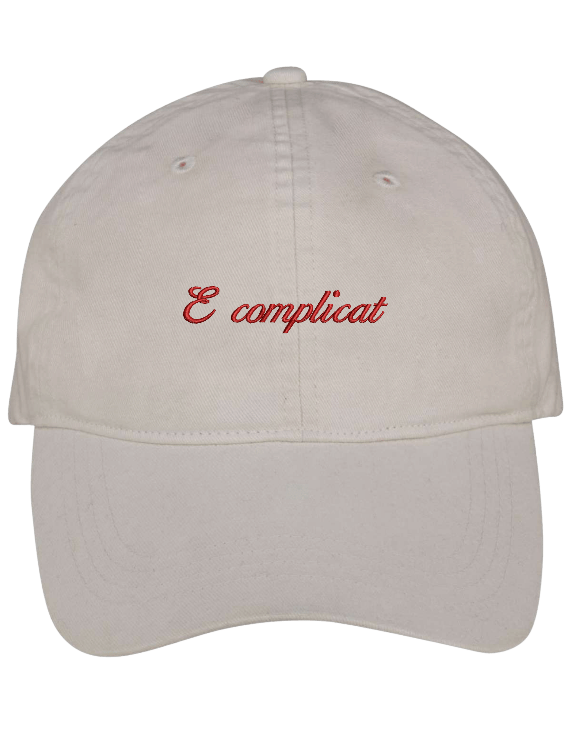 E complicat sapca brodata