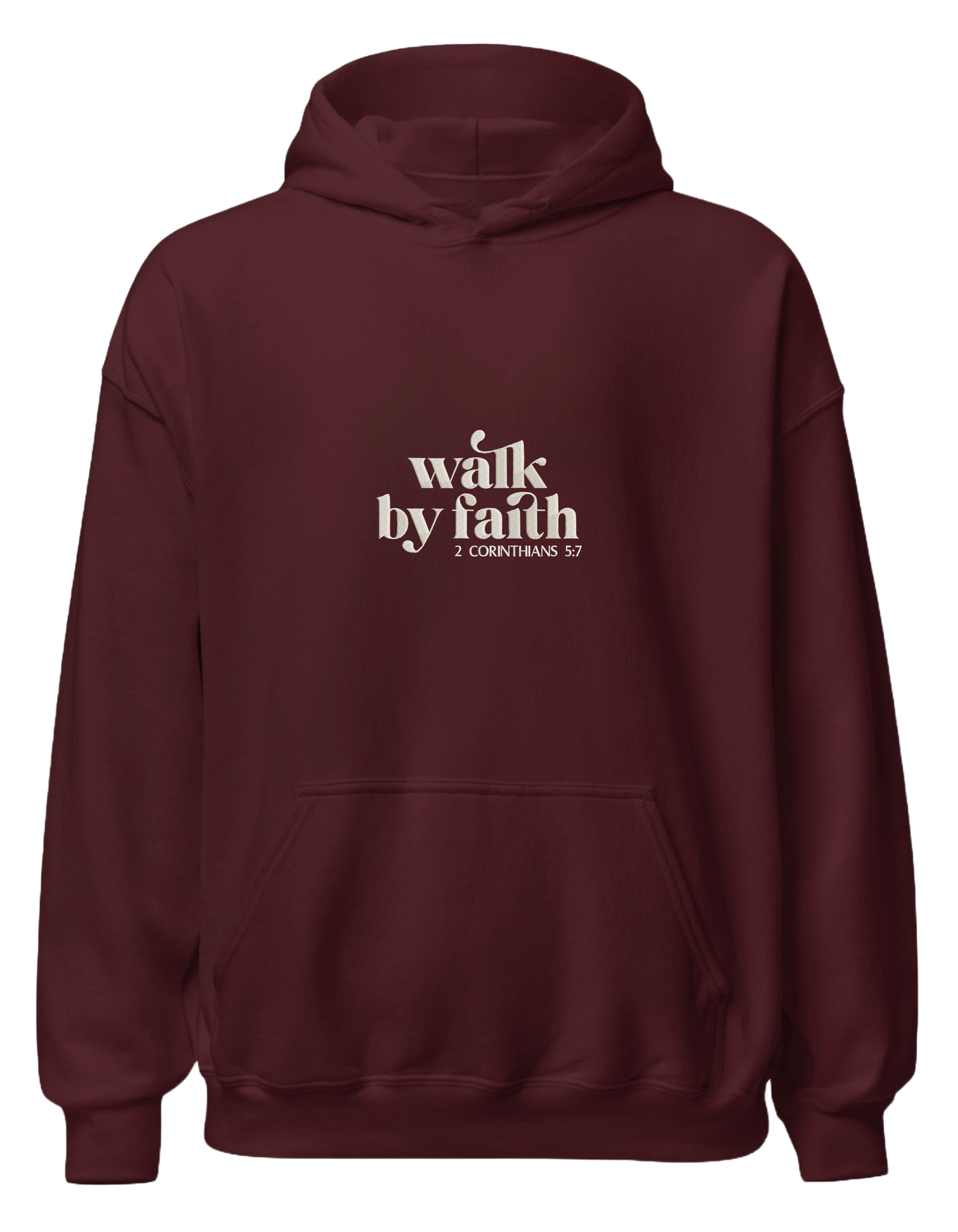 Walk by faith hoodie - Thread Muse