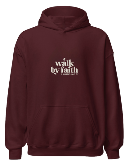 Walk by faith hoodie - Thread Muse