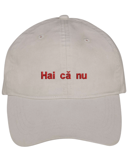 Hai ca nu sapca brodata