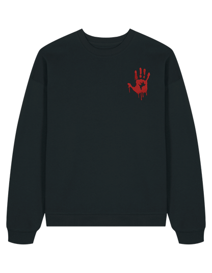Bloody hand sweatshirt The Walking Dead