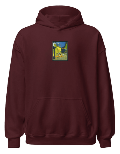 Cafe terrace at night Van Gogh hoodie Picturi - Thread Muse