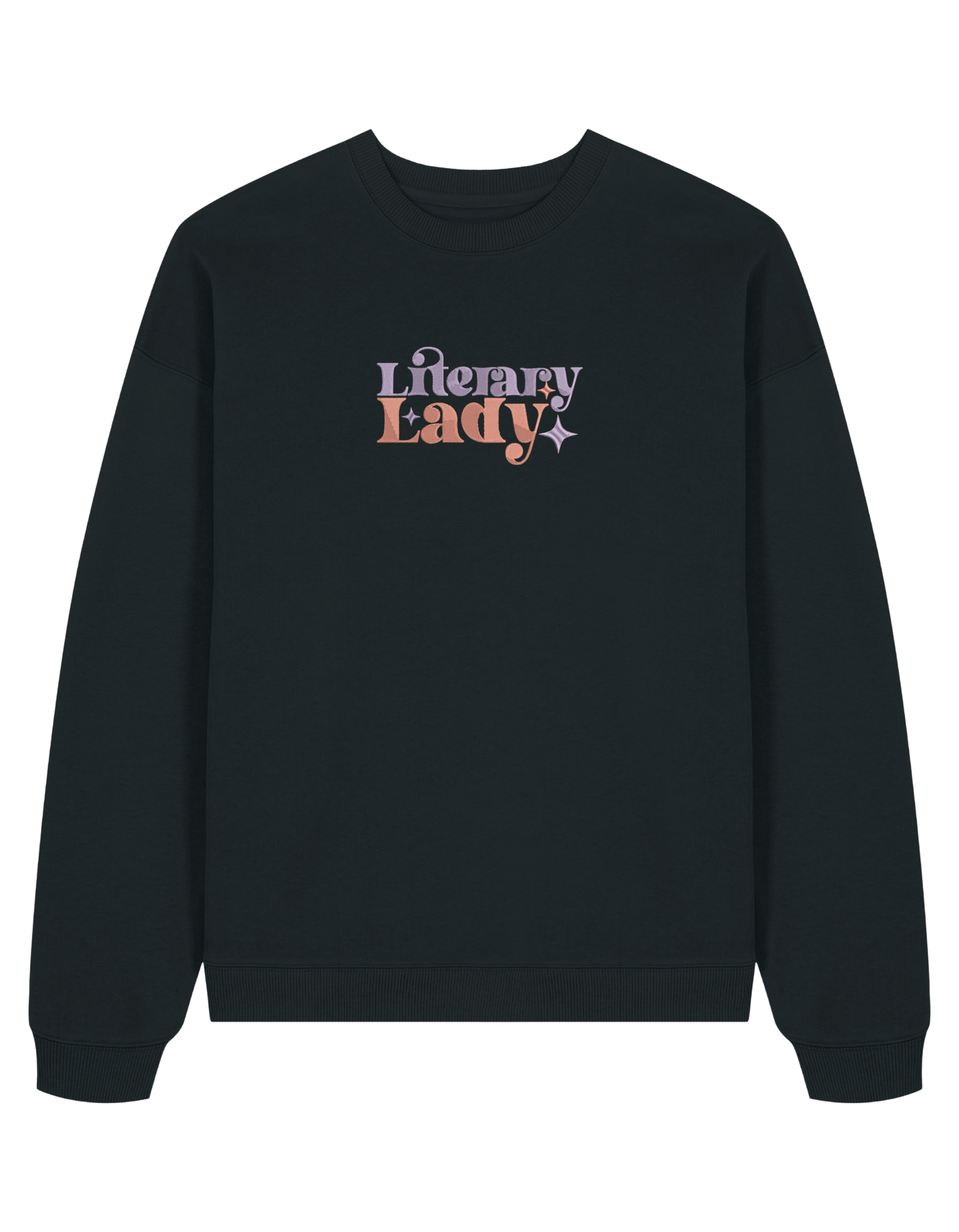 Lady sweatshirt bookish