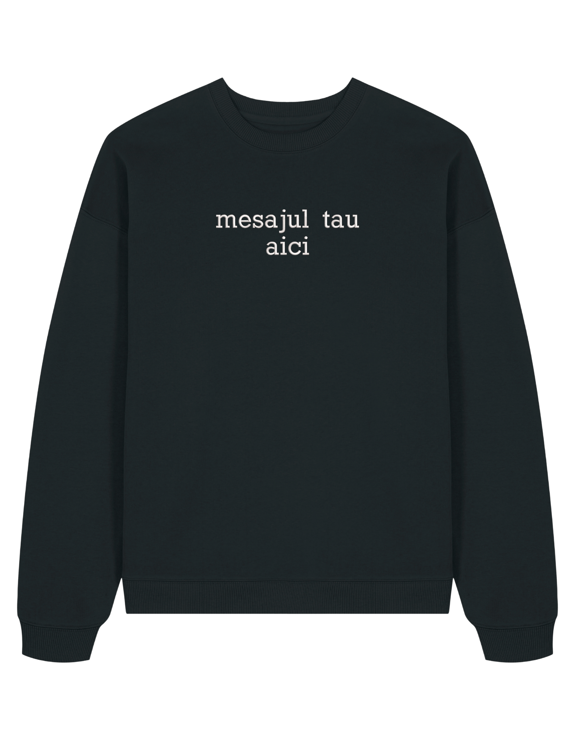 Sweatshirt personalizat font sherif