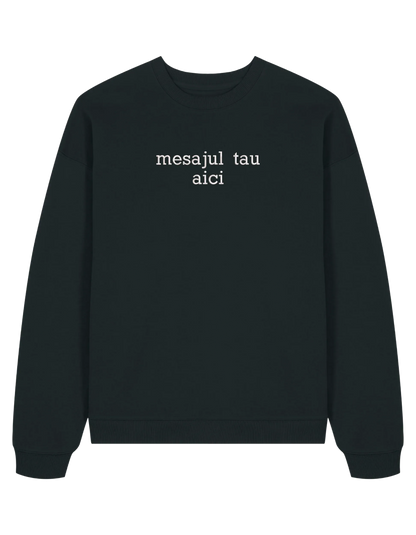 Sweatshirt personalizat font sherif - Thread Muse