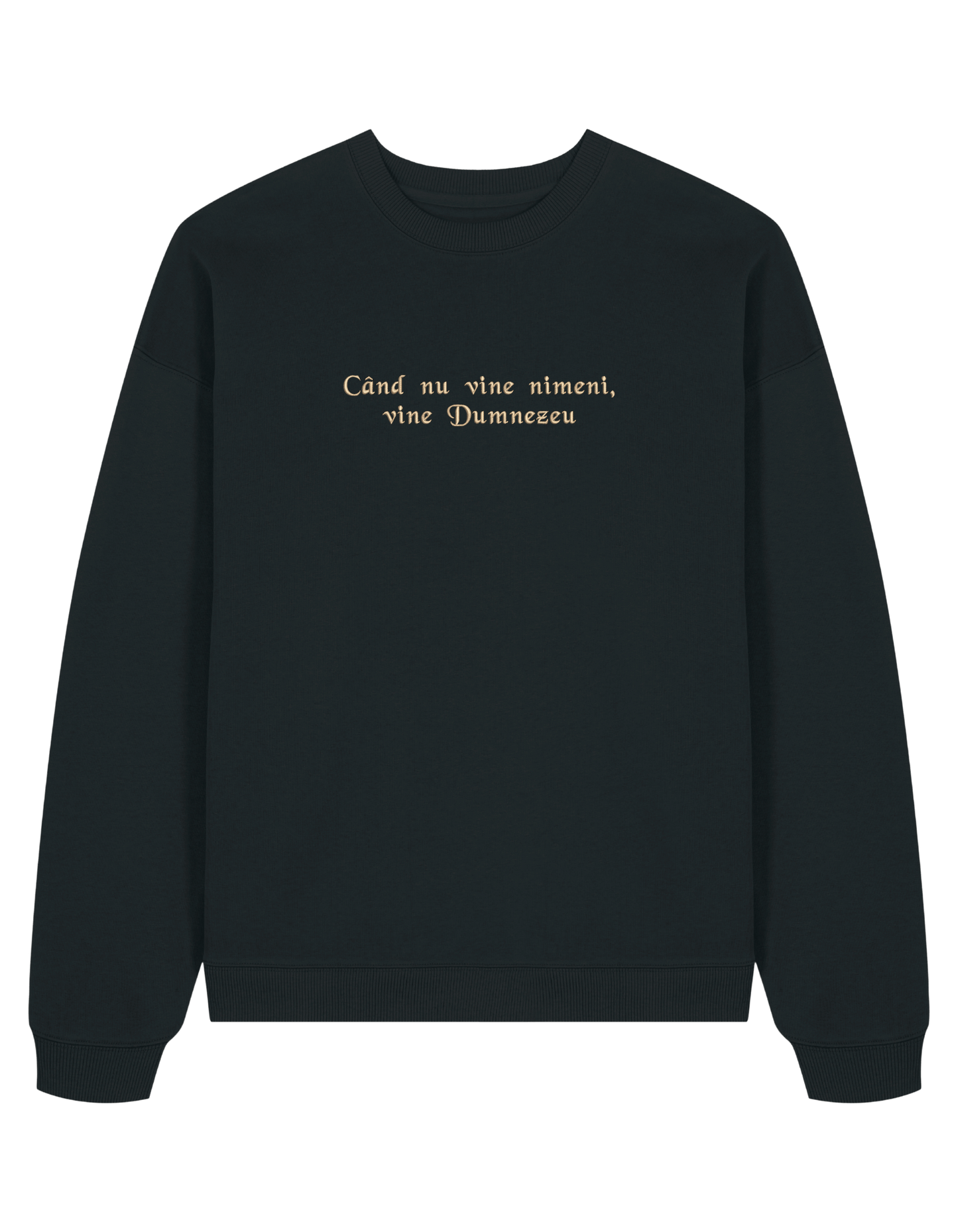 Dumnezeu sweatshirt