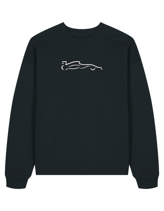 Race car outline sweatshirt F1