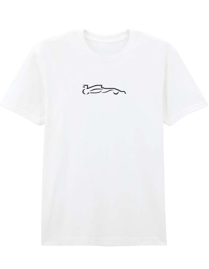 Race car outline tricou F1 - Thread Muse