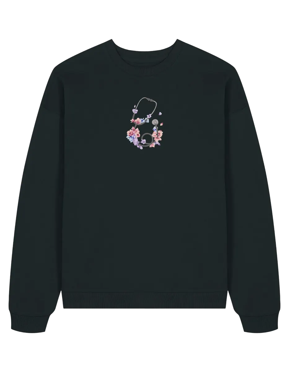 Stetoscop floral sweatshirt Medical - Thread Muse