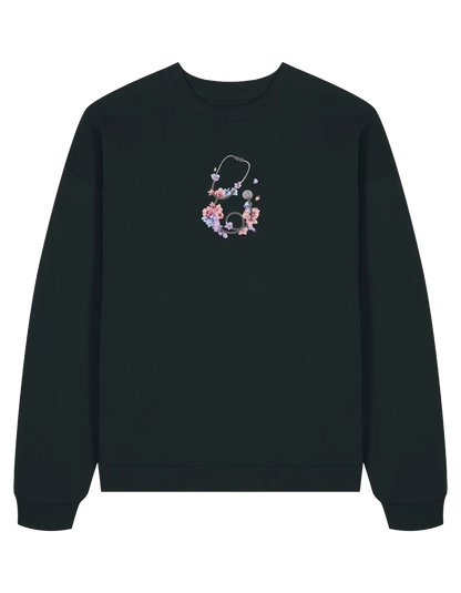 Stetoscop floral sweatshirt Medical - Thread Muse